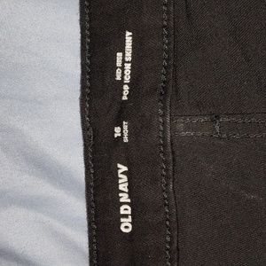 Black Mid Rise Skinny Jeans